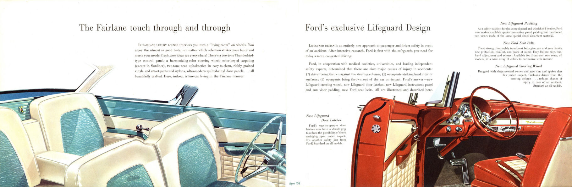 1956 Ford Fairlane Brochure Page 1